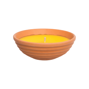 VELA CITRONELA TAÇA TERRACOTA