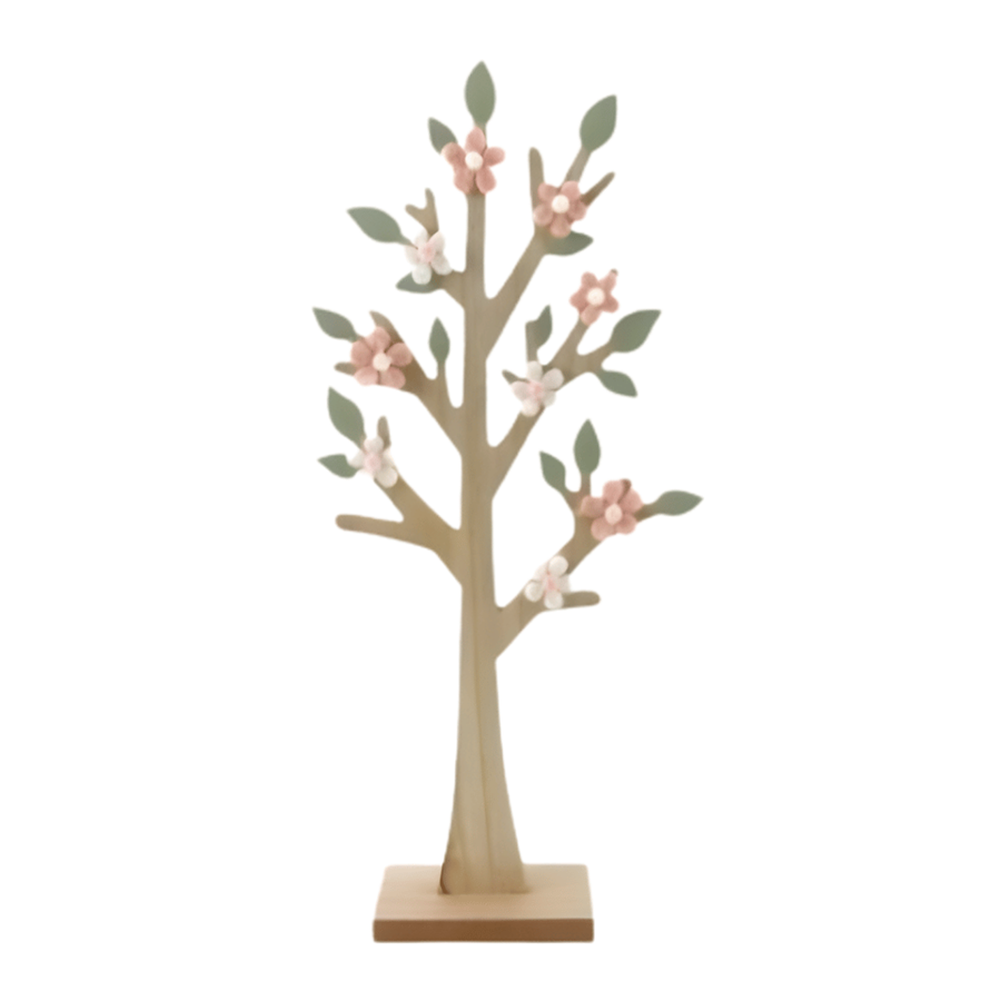 ÁRVORE PÁSCOA C/FLORES 48CM