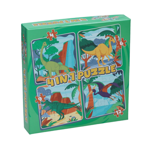 PUZZLE 4EM1 DINOSSAUROS