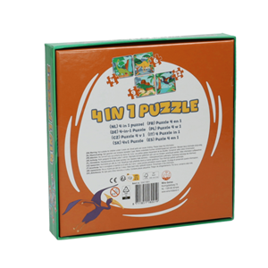 PUZZLE 4EM1 DINOSSAUROS