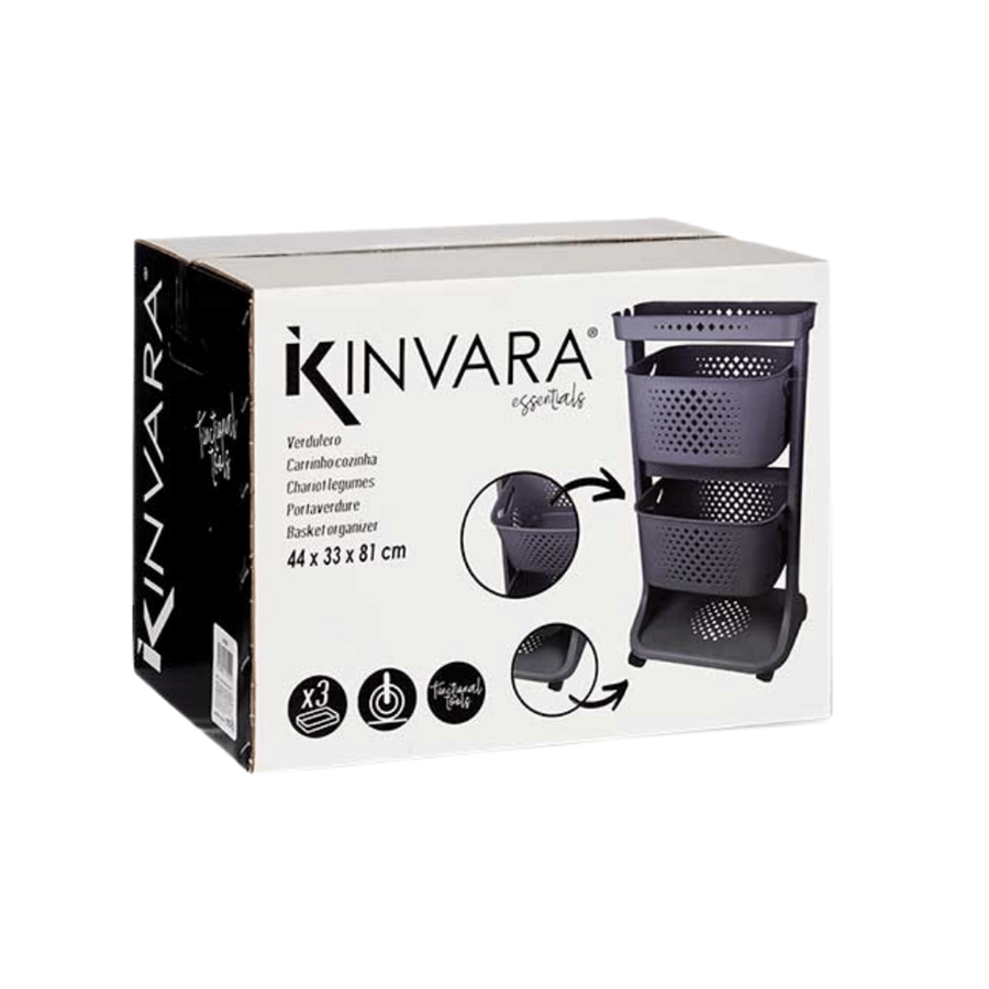 MÓVEL ANTRACITE COM RODAS