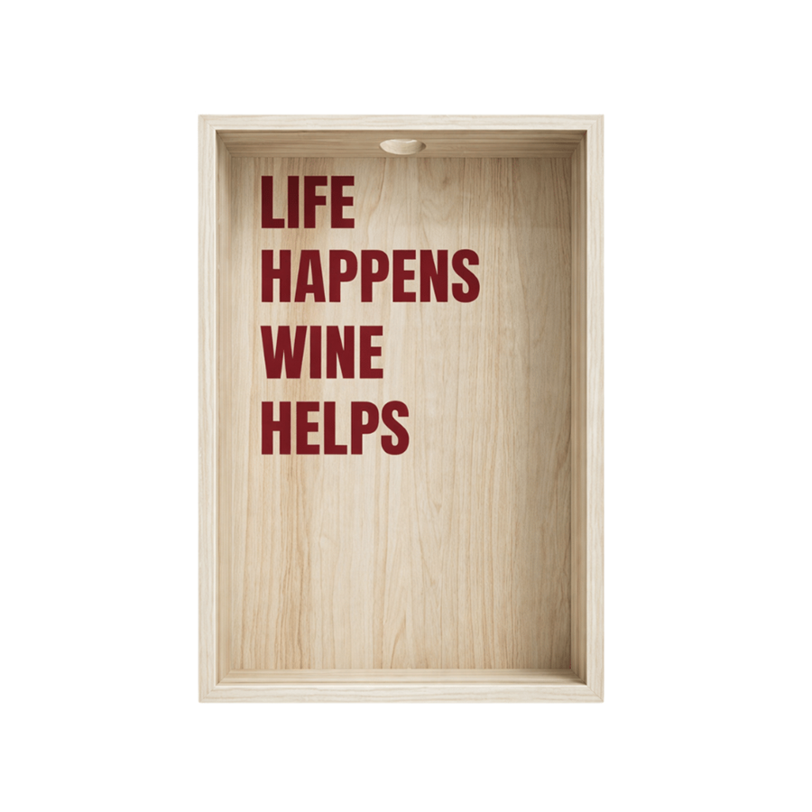 MEALHEIRO LIFE HAPPENS 30X40CM