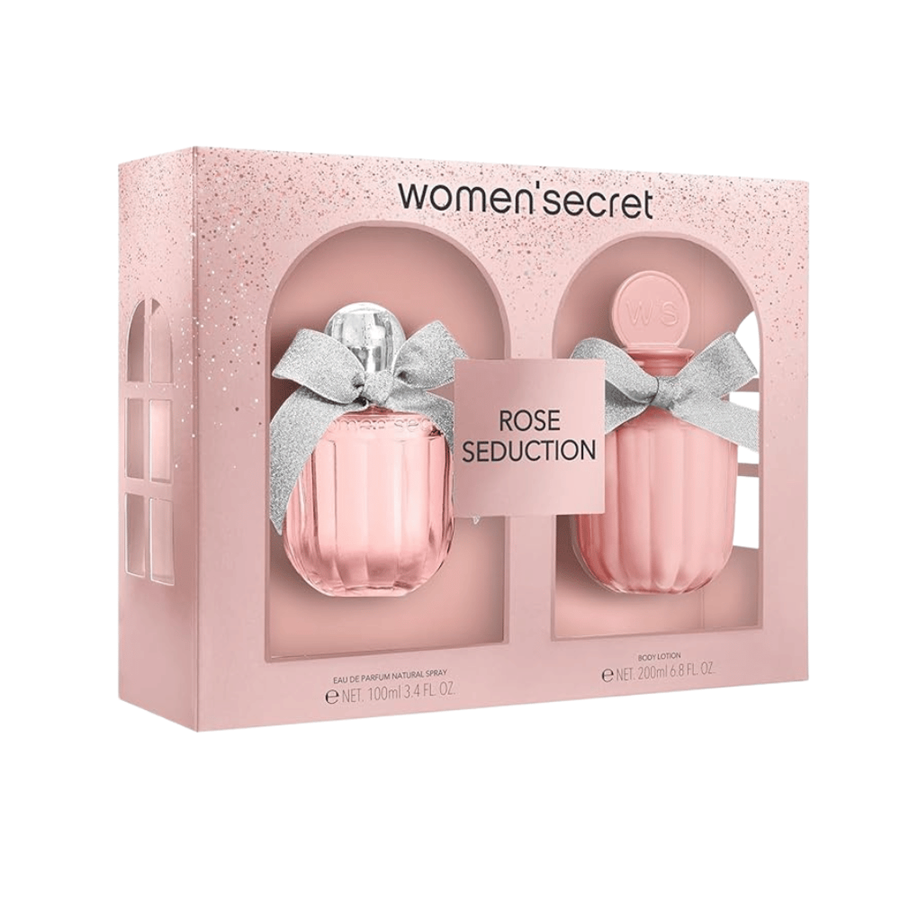 WOMEN'SECRET ROSE SEDUCTION EDT 100ML + BODY LOTION 200ML