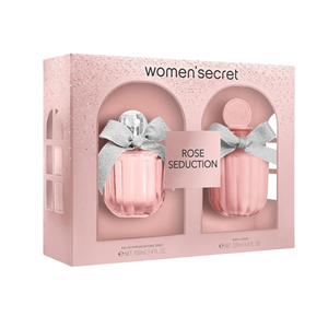WOMEN'SECRET ROSE SEDUCTION EDT 100ML + BODY LOTION 200ML