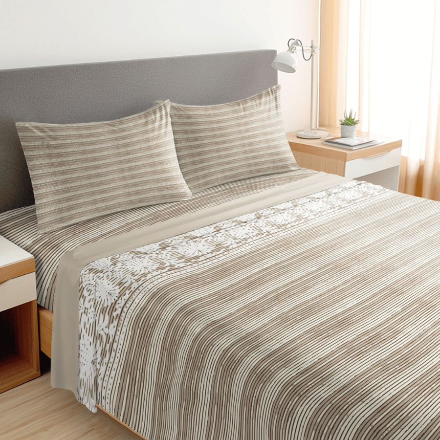 JOGO CAMA CASAL 240/260X260 CORALINA