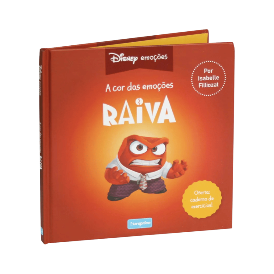 LIVRO DISNEY A COR DAS EMOÇÕES RAIVA