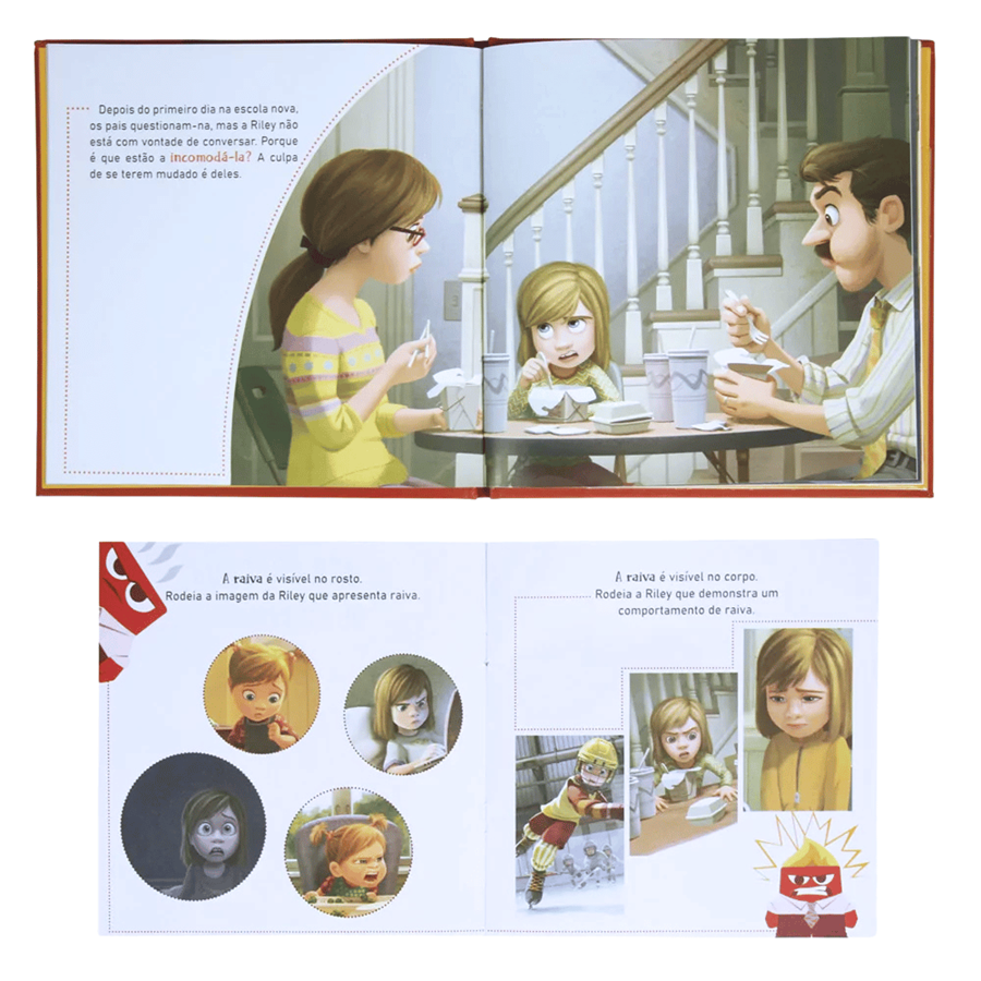 LIVRO DISNEY A COR DAS EMOÇÕES RAIVA