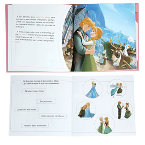 LIVRO DISNEY A COR DAS EMOÇÕES AMOR