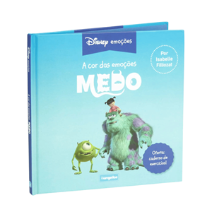 LIVRO DISNEY A COR DAS EMOÇÕES MEDO