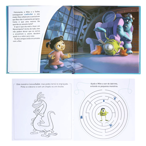 LIVRO DISNEY A COR DAS EMOÇÕES MEDO